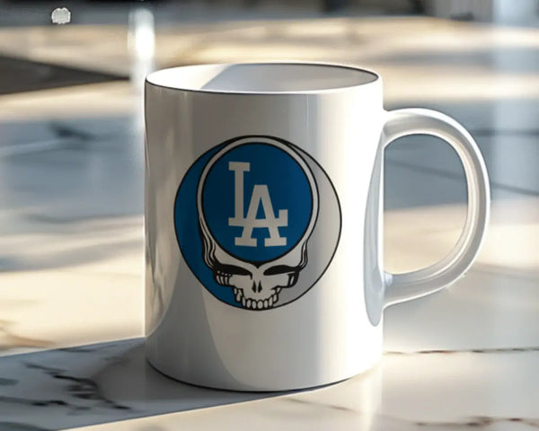 Grateful Dead - Los Angeles Dodgers Stealie 15 Ounce Coffee Mug - StealieShop